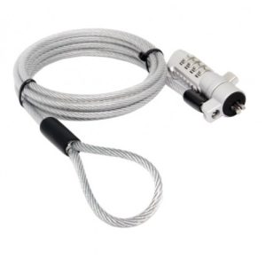CANDADO DE SEGURIDAD UNNO PARA LAPTOP KL6010SV CON COMBINACION TIPO NOBLE