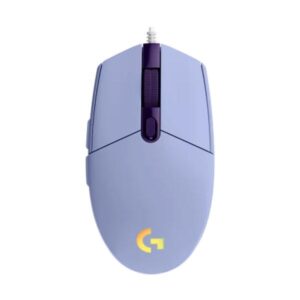 MOUSE GAMING RGB LOGITECH G203 LIGHTSYNC ALÁMBRICO USB 8000 DPI 910-005851 LILA