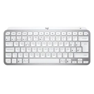 TECLADO LOGITECH MX KEYS MINI MEMBRANA INALÁMBRICO BLUETOOTH ESPAÑOL 920-010477 BLANCO