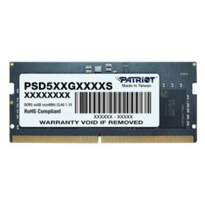 MEMORIA RAM PARA LAPTOP 16GB PATRIOT PSD516G480081S SL DDR5 4800MHZ CL40 1.1V NEGRO