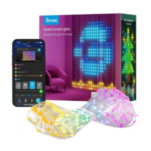 CABLE DE LUCES GOVEE WIFI Y BLUETOOTH CURTAIN LIGHT H70B1
