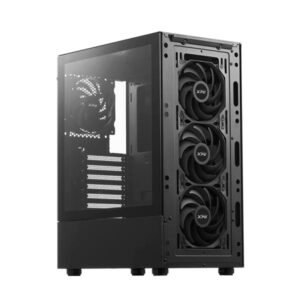 CASE GAMING ADATA XPG VALOR MESH MID TOWER VENTILADORES 4 DE 120MM CON VIDRIO LATERAL VALORMESHMT-BKCWW NEGRO