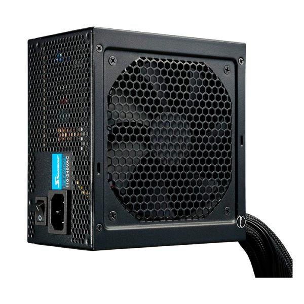 FUENTE DE PODER SEASONIC S12III 500W 80 PLUS BRONZE NO MODULAR ATX SSR-500GB3 NEGRO