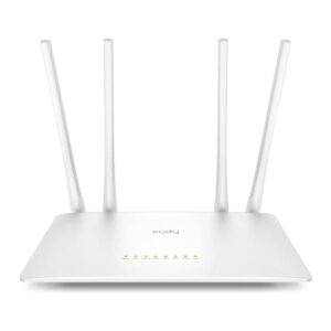 ROUTER INALAMBRICO  CUDY WR1200 2.0  DOBLE BANDA WI-FI (5GHZ)  AC1200