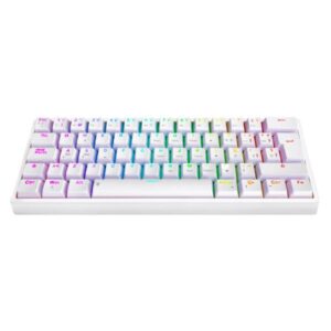 TECLADO GAMING RGB EAGLE WARRIOR KGY182U0002C 60% MECÁNICO ALÁMBRICO USB ESPAÑOL BLANCO