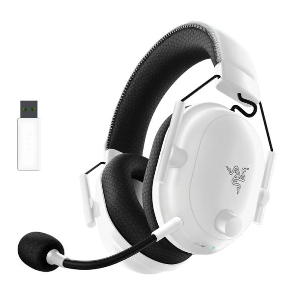 HEADSET GAMING RAZER BLACKSHARK V2 PRO INALÁMBRICO (BLUETOOTH/ 2.4 GHZ) PARA PLAYSTATION RZ04-04530600-R3UA BLANCO