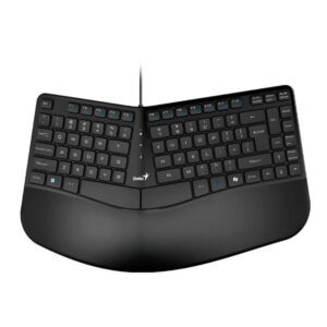 TECLADO GENIUS ERGO KB-700 MEMBRANA ALÁMBRICO USB ESPAÑOL 31310053401 NEGRO