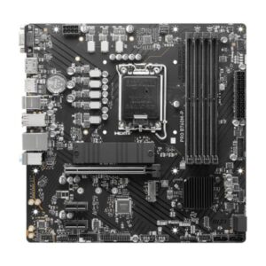 TARJETA MADRE MSI PRO B760M-P LGA 1700 M-ATX DDR5 911-7E02-023 NEGRO NEGRO