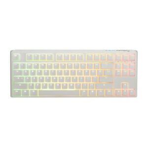TECLADO GAMING RGB DUCKY ONE 3 TKL MECANICO USB-C ESPAÑOL SWITCH ROJO DKON2187ST-RESPDPWWWSC1 BLANCO