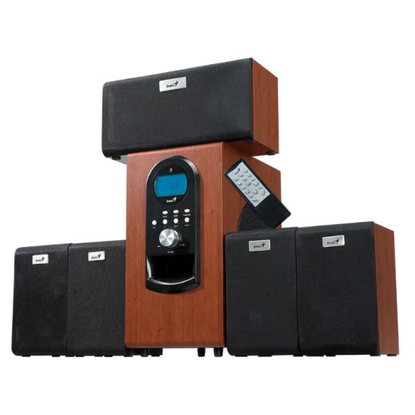 PARLANTE GENIUS SW-HF5.1 6000 II 200W ALÁMBRICO RCA 31730018401 MADERA