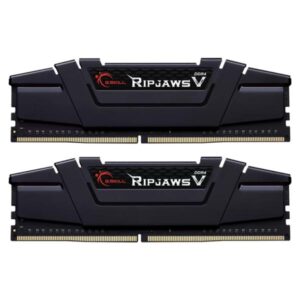 MEMORIA RAM PC 32GB (2X16GB) G.SKILL RIPJAWS V DDR4 3200MHZ CL16 1.35V NEGRO F4-3200C16D-32GVK