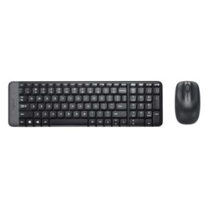TECLADO Y MOUSE LOGITECH MK220 MEMBRANA INALÁMBRICO 2.4 GHZ ESPAÑOL 920-004430
