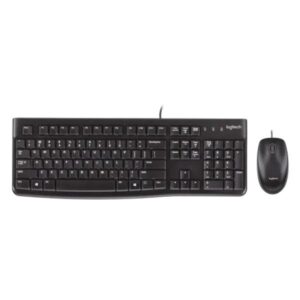TECLADO Y MOUSE LOGITECH LOGITECH MK120 MEMBRANA ALÁMBRICO USB ESPAÑOL 920-004428