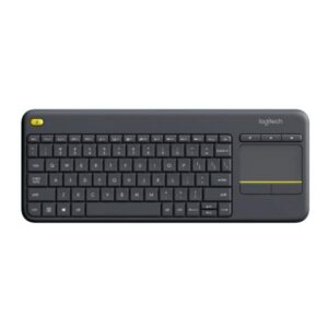 TECLADO LOGITECH K400 PLUS MEMBRANA INALÁMBRICO INGLÉS CON TOUCHPAD INTEGRADO 920-007119 NEGRO