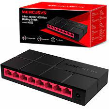 Switch Mercusys  8 PUERTOS MS108G(EU) 10/100/1000