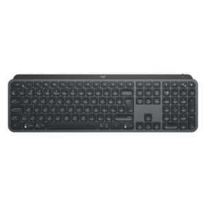 TECLADO LOGITECH MX KEYS FOR BUSINESS MEMBRANA INALÁMBRICO BLUETOOTH INGLÉS 920-010116 NEGRO