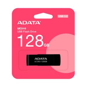 MEMORIA USB 128 ADATA UC310 USB-A 3.2 GEN 1 UC310-128G-RBK NEGRO
