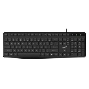 TECLADO GENIUS KB-117S MEMBRANA ALÁMBRICO USB ESPAÑOL 31300017401 NEGRO