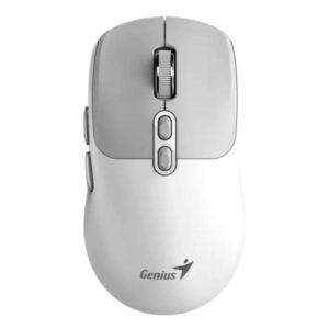 MOUSE GENIUS NX-8080S INALAMBRICO (BLUETOOTH / 2.4GHZ) 1600DPI 31030042401 BLANCO/GRIS