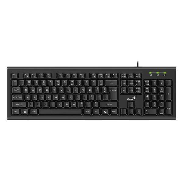 TECLADO GENIUS KB-113 MEMBRANA ALÁMBRICO USB ESPAÑOL 31300018401 NEGRO