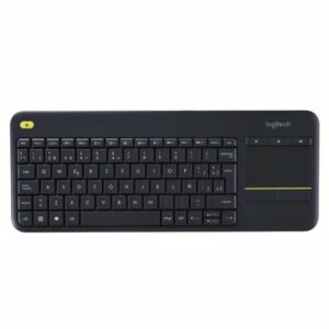TECLADO LOGITECH K400 PLUS MEMBRANA INALÁMBRICO BLUETOOTH ESPAÑOL CON TOUCHPAD INTEGRADO 920-007123 NEGRO