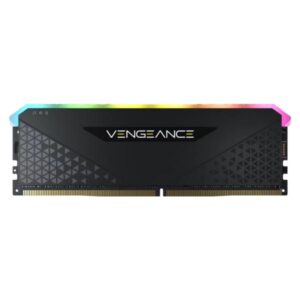 MEMORIA RAM PC 8GB CORSAIR VENGEANCE RGB RS DDR4 3200MHz CL16 1.35V RGB CMG8GX4M1E3200C16 NEGRO