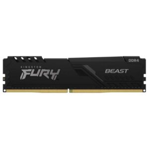 MEMORIA RAM PC 16GB KINGSTON KF432C16BB/16 DDR4 3200 MHZ CL16 1.35 V FURY BEAST, PERFIL BAJO, XMP, RYZEN READY DIMM 288 PINES
