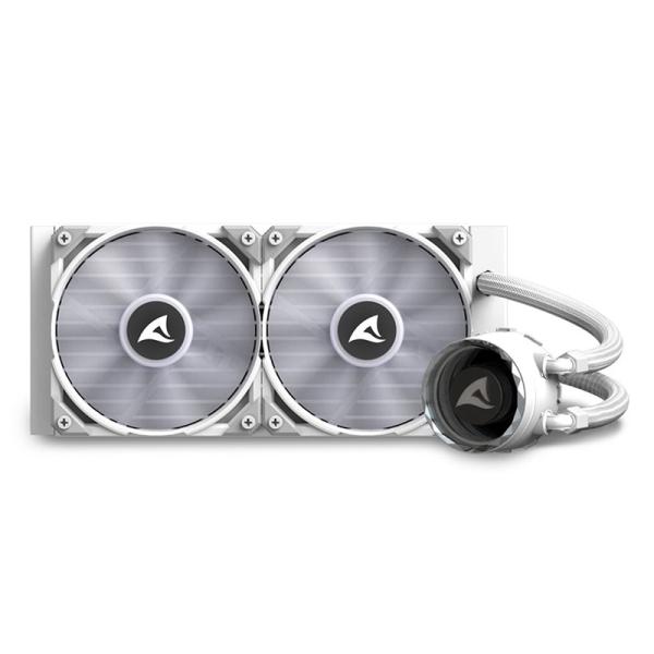 ENFRIAMIENTO LIQUIDO SHARKOON S80 RGB AIO 240MM 4044951038602 BLANCO