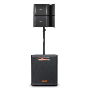 PARLANTE MOONKI MS-HF10000 900W ALAMBRICO CON SUBWOOFER NEGRO