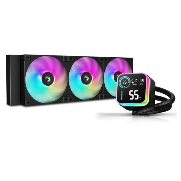 ENFRIAMIENTO LIQUIDO RGB DEEPCOOL LQ360 ULTRA 360MM R-LQ360-BKLSMWP-G-U NEGRO