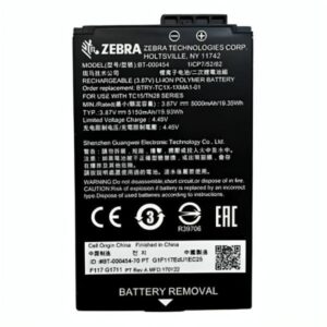 BATERIA ZEBRA TC15 5000 MAH RECARGABLE BTRY-TC1X-1XMA1-01