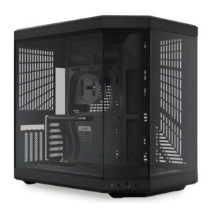 CASE GAMING HYTE Y70 MID TOWER SIN VENTILACIÓN INCLUIDA CON VIDRIO FRONTAL Y LATERAL CS-HYTE-Y70-B NEGRO