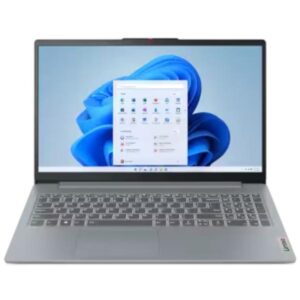 LAPTOP  LENOVO IDEA PAD SLIM 3 15.6" RYZEN 7 5825U 16GB 512GB SSD  TOUCH WIN 11 INGLES 82XM00LMUS GRIS