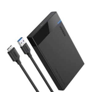 ENCAPSULADOR UGREEN US221 SATA III A USB 3.0 HDD/SSD 2.5" 30848 NEGRO
