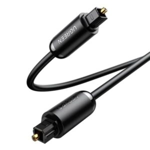 CABLE UGREEN AV122 OPTICO TOSLINK AUDIO 1.5M 70891 NEGRO