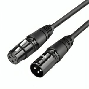 CABLE UGREEN AV130 CANON MACHO A HEMBRA EXTENSION MICROFONO 5M 20712 NEGRO