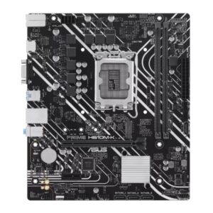 TARJETA MADRE ASUS PRIME H610M-K LGA1700 MICRO-ATX DDR5 90MB1GA0-M0EAY0 NEGRO / BLANCO