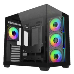 CASE COOLER MASTER E681 + FUENTE GOLD 750 V3NM + ENFRIAMIENTO HYPER 212 SPECTRUM V3 E681-KHNN75-SA0 NEGRO
