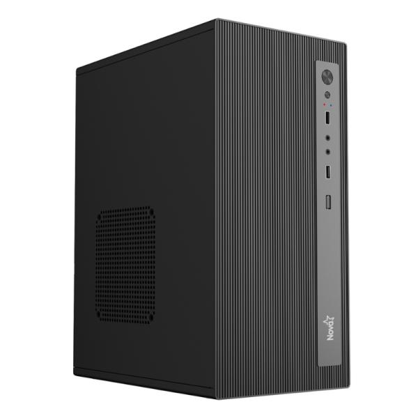CASE NOVA CM01Z9RA001C MINI TOWER VENTILADOR 1 DE 80 MM SIN FUENTE DE PODER INCLUIDA NEGRO