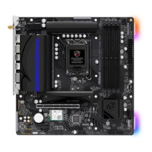 TARJETA MADRE GAMING ASROCK B760M PG LIGHTNING WIFI LGA1700 MICRO ATX DDR5 90-MXBMT0-A0UAYZ NEGRO / BLANCO