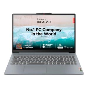 LAPTOP LENOVO IDEAPAD SLIM 3 15AMN8 15.6" RYZEN 5 7520U 8GB 512GB SSD TOUCH WIN 11 INGLES LEN-82XQ00RSUS-A GRIS