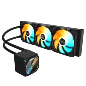 ENFRIAMIENTO LIQUIDO RGB GIGABYTE GAMING 360 3X120MM 360MM GP-GIGABYTE GME 360 NEGRO