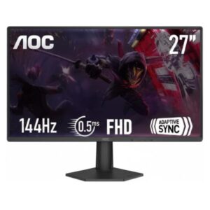 MONITOR AOC 27G50F 27" PLANA FULL HD 1920 X 1080 144 HZ LCD  HDMI / DISPLAYPORT / G-SYNC COMPATIBLE / FREESYNC NEGRO