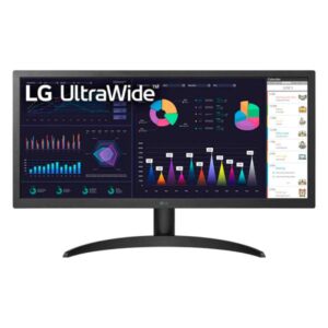 MONITOR 26" LG 26WQ500-B WFHD 2560 x 1080 75 HZ HDMI PLANO SLIM 195174035245