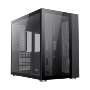 CASE GAMING EAGLE WARRIOR CG04ADRA001C MID TOWER SIN VENTILACIÓN INCLUIDA CON VIDRIO FRONTAL Y LATERAL NEGRO