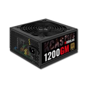 FUENTE DE PODER AEROCOOL KCAS PLUS 1200M 1200W 80 PLUS BRONZE SEMI MODULAR ATX ACPG-KPK2FUC.12 NEGRO