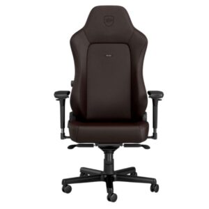 SILLA GAMING NOBLECHAIRS  HERO EDICIÓN JAVA DE CUERO SINTÉTICO NBL-HRO-PU-JED CAFE