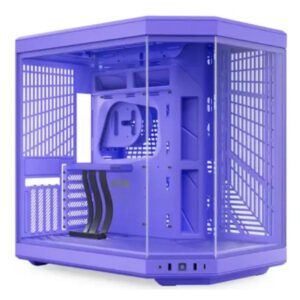 CASE GAMING HYTE Y70 MID TOWER SIN VENTILACIÓN INCLUIDA CON VIDRIO FRONTAL Y LATERAL  CS-HYTE-Y70-TM MORADO