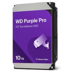 HD INTERNO 10TB WESTERN DIGITAL WD102PURP 3.5" SATA III 512MB/S 7200 RPM CACHE SURVEILLANCE MORADO