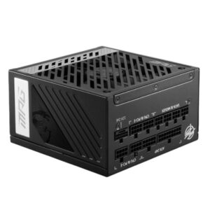 FUENTE DE PODER MSI MPG A1000G PCIE5 1000W 80 PLUS GOLD FULL MODULAR ATX 306-7ZP7C23-CE0 NEGRO